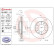 Bromsskiva 09.B611.10 Brembo, miniatyr 3