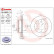 Bromsskiva 09.B622.10 Brembo, miniatyr 2