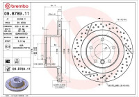 Bromsskiva 09.B789.11 Brembo