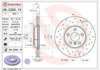 Bromsskiva 09.C350.1X Brembo