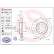 Bromsskiva 09.C547.1X Brembo, miniatyr 2