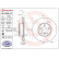 Bromsskiva 09.D338.21 Brembo, miniatyr 2