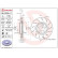 Bromsskiva 09.D763.11 Brembo, miniatyr 2