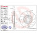 Bromsskiva 09.D986.11 Brembo, miniatyr 2