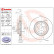 Bromsskiva 09.E034.11 Brembo, miniatyr 2