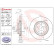 Bromsskiva 09.E034.11 Brembo, miniatyr 2
