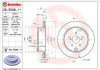 Bromsskiva 09.E098.11 Brembo