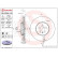 Bromsskiva 09.E204.23 Brembo, miniatyr 2