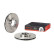 Bromsskiva 09.E834.10 Brembo, miniatyr 2