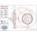 Bromsskiva 09.F912.33 Brembo, miniatyr 4