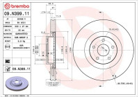 Bromsskiva 09.N399.11 Brembo