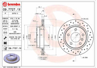 Bromsskiva 0977271X Brembo