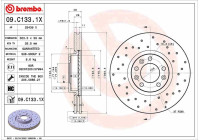 Bromsskiva 09C1331X Brembo