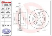 Bromsskiva 09E53311 Brembo