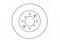Bromsskiva 15650 ABS