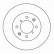 Bromsskiva 16002 ABS