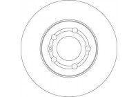 Bromsskiva 17059 ABS