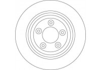 Bromsskiva 17078 ABS
