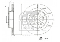 Bromsskiva 171479 FEBI
