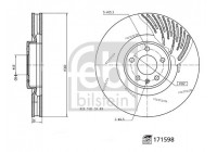 Bromsskiva 171598 FEBI