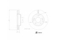 Bromsskiva 172913 FEBI