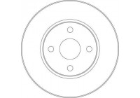 Bromsskiva 17453 ABS