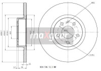 Bromsskiva 19-0991MAX Maxgear