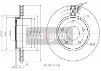 Bromsskiva 19-1289MAX Maxgear