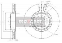Bromsskiva 19-1835MAX Maxgear
