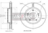 Bromsskiva 19-2388 Maxgear
