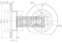 Bromsskiva 19-2549 Maxgear