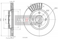 Bromsskiva 19-3353 Maxgear