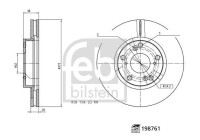 Bromsskiva 198761 FEBI