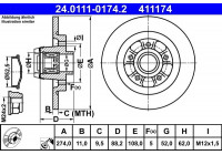 Bromsskiva 24.0111-0174.2 ATE
