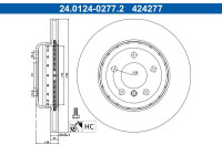 Bromsskiva 24.0124-0277.2 ATE