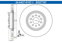 Bromsskiva 24.0427-0107.1 ATE