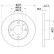 Bromsskiva 8DD 355 100-361 Hella