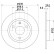 Bromsskiva 8DD 355 101-451 Hella