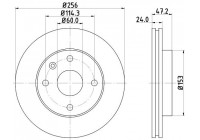 Bromsskiva 8DD 355 111-361 Hella