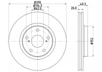 Bromsskiva 8DD 355 114-281 Hella