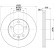 Bromsskiva 8DD 355 117-121 Hella