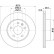 Bromsskiva 8DD 355 127-231 Hella