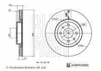 Bromsskiva ADBP430000 Blue Print
