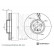 Bromsskiva ADBP430021 Blue Print