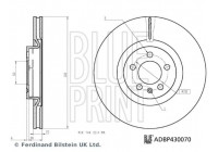 Bromsskiva ADBP430070 Blue Print