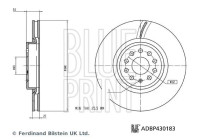 Bromsskiva ADBP430183 Blue Print