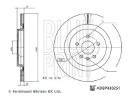 Bromsskiva ADBP430251 Blue Print