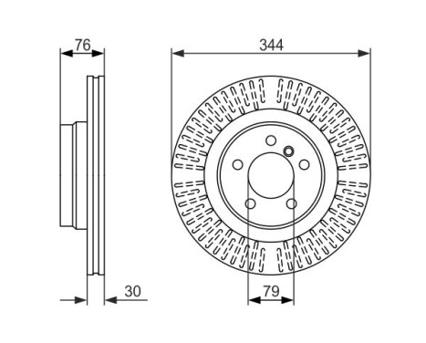 Bromsskiva BD1347 Bosch