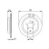 Bromsskiva BD1350 Bosch, miniatyr 5