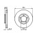 Bromsskiva BD136 Bosch, miniatyr 5